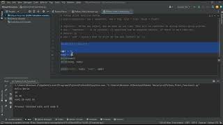 Python Print() Function Part2 - Print() Function Syntax and the use of its Parameters.