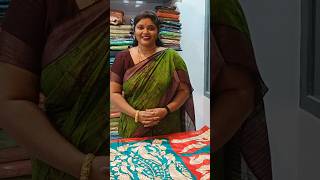 Dola silk, semi tusser and Pure Lenin sarees video on tomorrow morning. Don't miss it!. #yogambika.