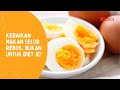 Kebaikan Makan Telur Rebus, Bukan Untuk Diet Je!