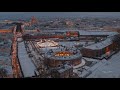 winter days in st.petersburg Снежный Санкт Петербург aerial Аэросъемка