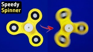 How to make a Fidget Spinner out of Paper and Cardboard | Fast Spinning Toy