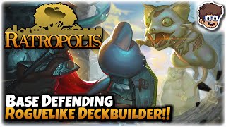 Base Defending Roguelike Deckbuilder!! | HUGE Update | Let's Try: Ratropolis