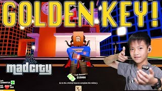 Golden Key Mad City Videos 9tube Tv - how to get the golden key death ray roblox mad city update