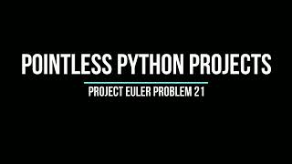 Project Euler Problem 21 - Amicable Numbers