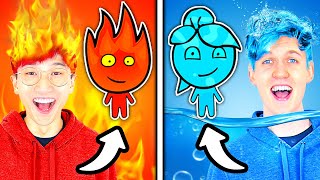 NOOB vs PRO vs HACKER In FIREBOY AND WATERGIRL!? (ALL LEVELS!)