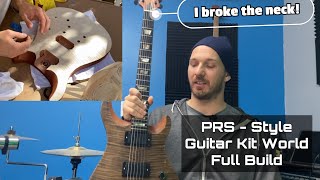 PRS Style - Guitar Kit World - Full Build and Demo