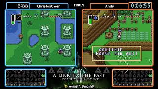 ChristosOwen vs Andy, Finals Race 1. ALTTPR Keysanity Tournament 2018