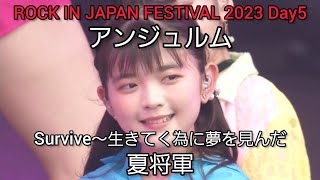 アンジュルム ROCK IN JAPAN FESTIVAL 2023 Day5 / Survive~生きてく為に夢を見んだ 夏将軍