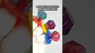 【エモい】これ知ってる？宝石みたいな飴がついた指輪のお菓子　japanese food jewel candy ring #shorts