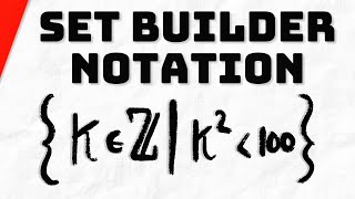 How to Use Set Builder Notation | Discrete Math