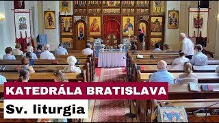 🎥NAŽIVO: Sv. liturgia z Katedrály Povýšenia vznešeného a životodarného kríža - Bratislava