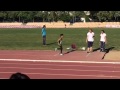 Long jump 9 years old kid 13.51 feet (4.12 mts) slow motion