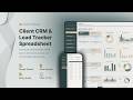 Client CRM & Leads Tracker Tutorial | Manage Clients, Leads, Tasks & Sales in Google Sheets