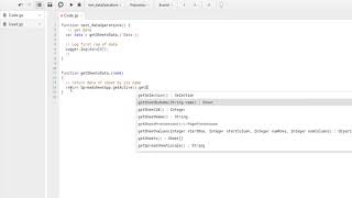 SheetSpam#19. Get sheets data with a function in Script