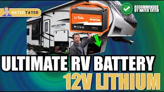 12V Lithium Battery Upgrade for Your 5th Wheel RV – LiTime 200 Amp \u0026 Zamp Solar Setup