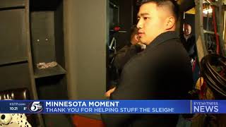 Minnesota Moment: The sleigh is stuffed at KSTP
