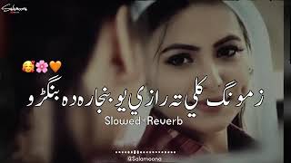 Most Viral DJ boosted Pashto Song || Zamong Kali Ta Razi Yo Banjara || Slowed and Reverb ||