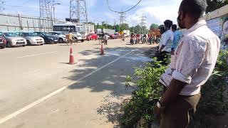 Pulianthope RTO Two Wheeler Driving License Test.