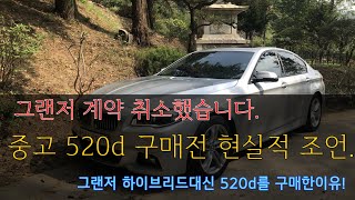 [BMW F10 520d] 중고 520d 구매전 현실적 조언. 그랜저 안사고 520d산 이유