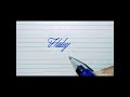 name of haley write ✍️ in beautiful cursive style. . comment your name to write a name.