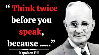 Napoleon Hill Quotes about Success | "Think And Grow Rich"