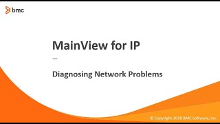 MainView for IP - Diagnosing Network Problems