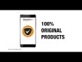 100% original products with amazon.in