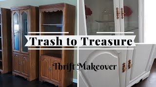 CRAIGSLIST TRASH TO TREASURE || THRIFTED FURNITURE MAKEOVER