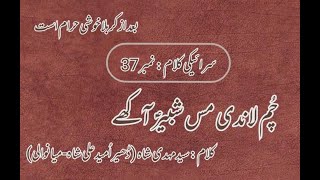 Chum Lahandi Mas Shabbir Aakhay | Saraki Noha | Poet: Syed Mehdi Shah | 37/2023