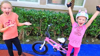 It's Official!!! Madison Can Ride a Bike Without Training Wheels!