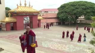 Lunch at Sera Jey monastery