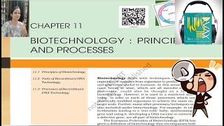 Biotechnology Principles and Processes NCERT AudioBook | Class12 Biology NCERTReading |Biotechnology