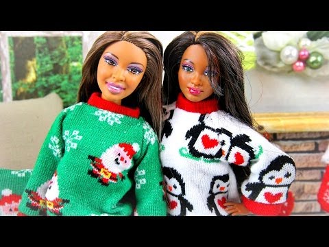 How to Make a Doll Ugly Christmas Sweater - Doll Crafts How to Make a Doll Ugly Christmas Sweater - Doll Crafts