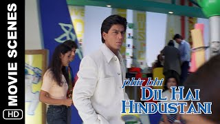 Azaad | Phir Bhi Dil Hai Hindustani | Movie Scene | Shah Rukh Khan, Juhi Chawla