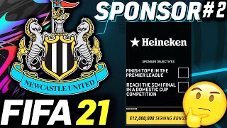 *NEW* SHIRT SPONSOR DEALS!! - FIFA 21 Newcastle Career Mode EP2