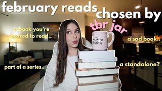 TBR jar picks my February reads! 🫙📖💘