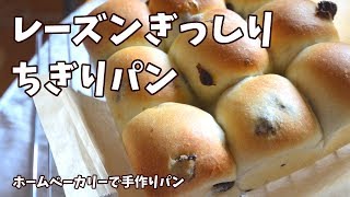 【手作りパン】レーズンぎっしり！ちぎりパン（ホームベーカリーでの作り方レシピ）