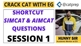 AIMCAT, SIMCAT \u0026 CL  MOCKS   SHORTCUT \u0026 SAME PATTERN QUESTIONS SERIES-