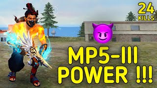 SOLO VS SQUAD || MP5 III FIREPOWER🔥 !!! DESTROYING ENEMIES IN SECOND😱 || 99% HEADSHOT INTEL I5