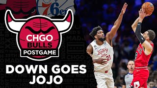 Zach LaVine leads Chicago Bulls to win vs Joel Embiid, 76ers in 2OT | CHGO Bulls Postgame Podcast