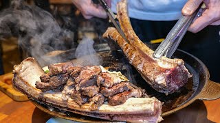 Popular Korean BBQ Beef Ribs, Pork Belly - Korean Street Food