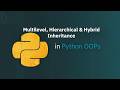 Multi level, hierarchical, hybrid Inheritance in Python OOP | CodeLine | #coding #inheritance #oops