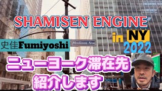 【SHAMISEN ENGINE】inNY🗽ニューヨーク滞在先紹介します♫三味線プレイヤー史佳Fumiyoshi#津軽三味線 #shamisen #ニューヨーク #nyc