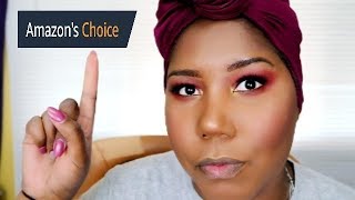 I LET AMAZON PICK MY MAKEUP FOR THE DAY! FULL FACE OF AMAZON'S CHOICE