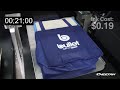 we printed 100 tote bags in one hour with cheetah industrial dtg printer