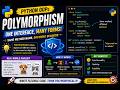 Polymorphism in Python OOP 🚀 | One Interface, Many Forms Explained