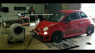 Abarth 500 Stage 1 remap dyno run