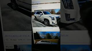 2015 cadillac escalade 129k 22,950 nice suv I rather buy a tahoe