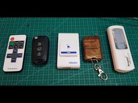 How To Test Rf Remote Control Youtube