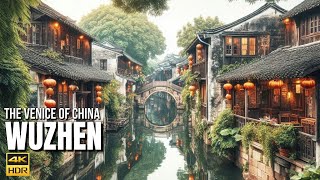 Wuzhen: The Venice of China【4K HDR】| Walking Tour in a Picturesque Water Town | China Travel